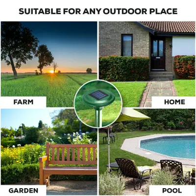 3 In 1 Solar Mole Repeller