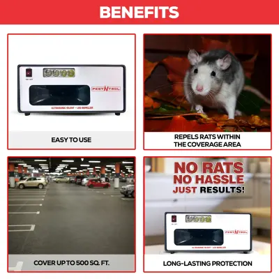 Ultrasonic Silent LED Repeller MPNT1100L