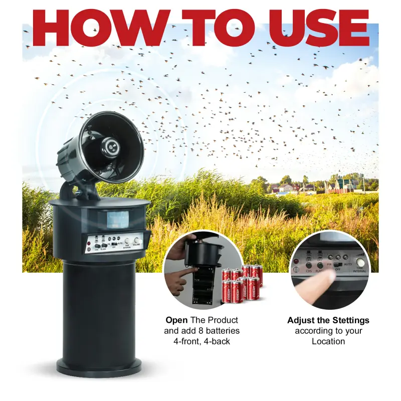 Pest-N-Trol LS-2020B | Bird and Pigeon Repeller